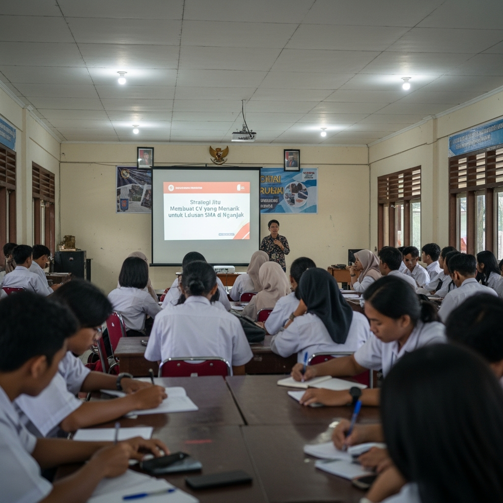 Strategi Jitu Membuat CV yang Menarik untuk Lulusan SMA di Nganjuk