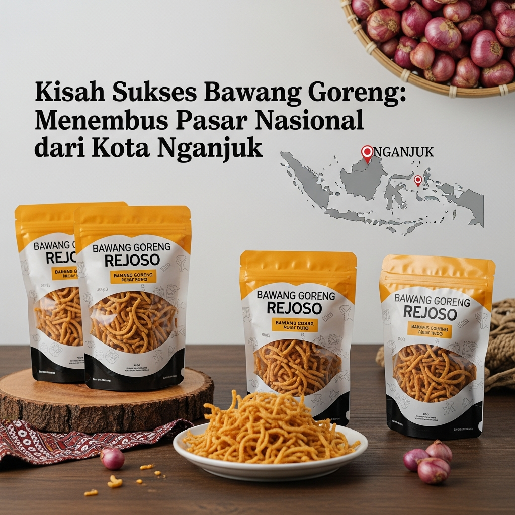 Kisah Sukses Bawang Goreng Rejoso: Menembus Pasar Nasional dari Kota Nganjuk